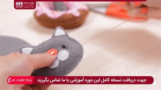 آموزش نمد دوزی - آموزش دوخت زیرلیوانی نمدی