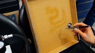 تست عملکرد و کار با پمپ ایربراش اتوماتیک APT