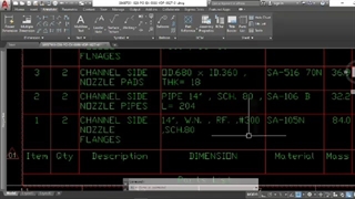 پارت لیست نازل در طراحی مخزن