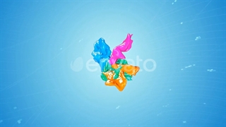 لوگو موشن Liquid Paint Splash
