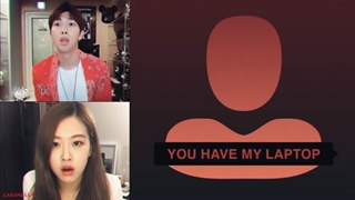 تماس تصویری بی تی اس و بلک پینک