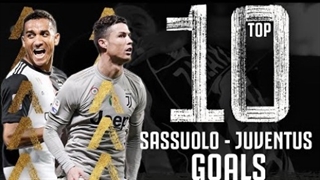 10 گل برتر تاریخ یوونتوس در برابر ساسولو