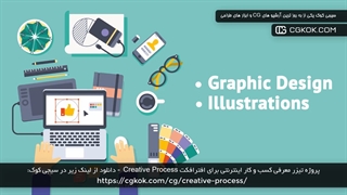 پروژه تیزر معرفی کسب و کار اینترنتی برای افترافکت Creative Process