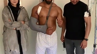 پارگى عضله سینه (پکتورال ماژور) قهرمان پیمان رجبی