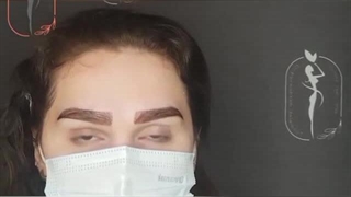 نمونه قبل و بعد از کاشت ابروی مراجعه کننده عزیزمون بدون درد و بیهوشی❤