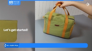 آموزش دوخت کیف پارچه ای _ چگونگی دوخت کیف دوشی زنانه