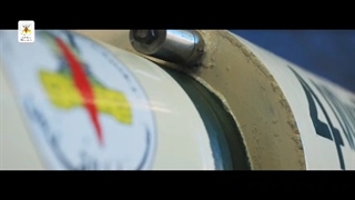 رونمائی از موشک قاسم در نبرد غزه توسط فلسطینیان