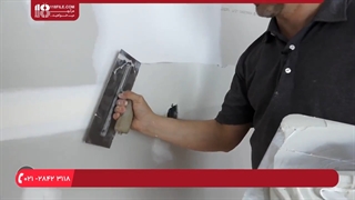 آموزش کناف سقف - پوشش سوم روی نقاط اتصال(درزها)