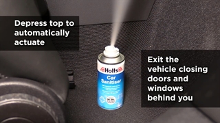 از بین بردن بوی بد داخل خودرو با بمب تهویه هوای هولتس