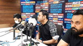 نشست خبری فاضلی پس از دیدار با گل گهر