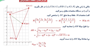 تدریس صفحه 7 تا 9 کتاب درسی ریاضی 2 (پایه یازدهم) علوم تجربی  - هندسه تحلیلی