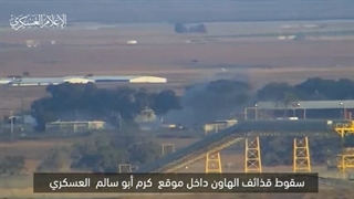 شلیک خمپاره ای رزمندگان مقاومت اسلامی غزه به اهدافی در اراضی اشغالی