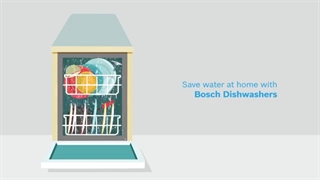 صرفه جویی در مصرف آب با ماشین ظرفشویی بوش
