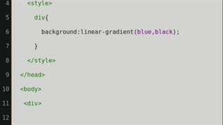 آموزش طراحی گرادینت خطی با  css