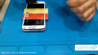 فیلم آموزش تعویض گلس گلکسی s5