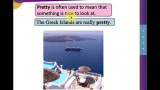 آموزش زبان انگلیسی: آموزش گرامر متوسطه Using Pretty