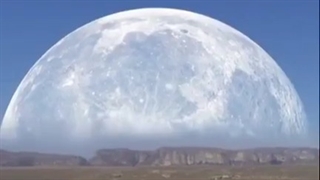 تماشا ماه در قطب شمال که فقط سه ساعت طول می کشد !