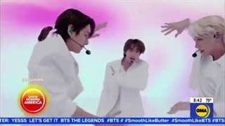 BTS (방탄소년단) Music "Butter" In The GMA  - اجرای اهنگ Butter در GMA