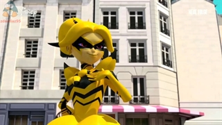 انیمیشن میراکلس.لیدی باگ.دختر کفشدوزکی و گربه سیاه{فصل 4 قسمت8} (ملکه موز)