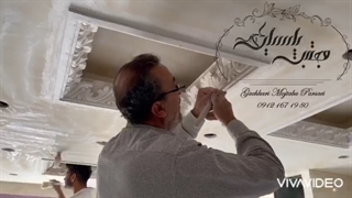 زیباترین طراحی گچبری سقف کلاسیک