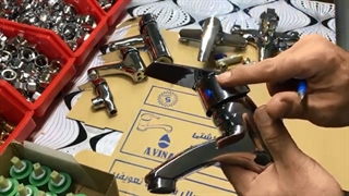 تعمیر شیرآلات اهرمی - رفع عیب چکه کردن - تعویض کاتریج