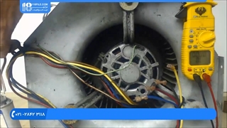 آموزش تعمیر کولر گازی - سرعت موتور فن 240 ولت