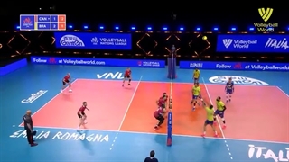 Canada vs. Brazil - FIVB Volleyball Nations League - Men - Match Highlights, 30/05/2021
