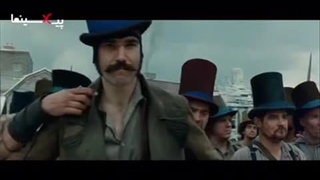 سکانس کشته شدن کشیش والن در نزاع خیابانی در فیلم دارودسته‌های نیویورکی