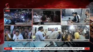 حلب |  استمرار توافد الناخبین للمشارکة فی العملیة الإنتخابیة   مراسل  الإخباریة السوریة أنس رمضان