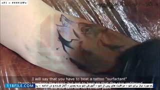 آموزش تاتو بدن - تکنیک اجرای لاینینگ و شیدینگ و رنگ‌آمیزی برای مبتدیان