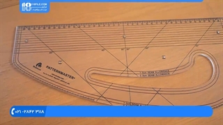 آموزش خیاطی مولر - آموزش کشیدن الگوی یقه انگلیسی