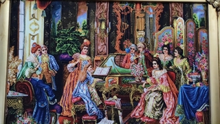 تابلو فرش فرانسوی پیانوزن - دیجی دکوری