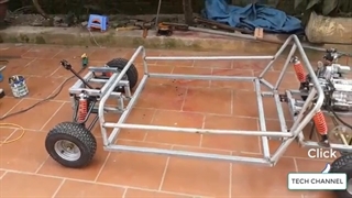 فیلم آموزش ساخت ماشین کارتینگ Gokart چهار چرخ