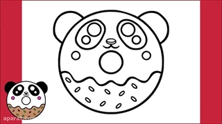 آموزش کشیدن دونات کیوت پاندایی^^