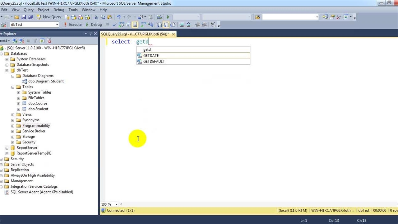 آموزش توابع تاریخ وزمانDate and Time در اسکیوال سرورSql-قسمت 43 - نماشا