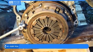 آموزش تعمیر موتور تویوتا - میل لنگ بازکردن موتور