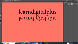 نوشته های وارونه ( ایلوستریتور )