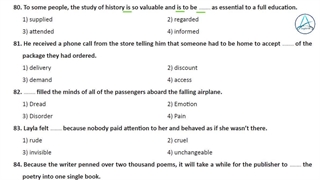حل مفهومی تست های واژگان کنکور تجربی 99