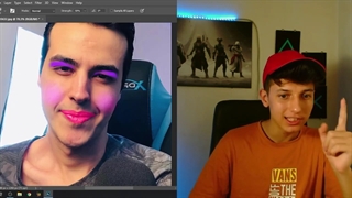آرایش کردن آریا کئوکسر با poorya negan gamer!!!:::طنز