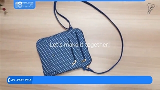 آموزش دوخت کیف پارچه ای - کیف پاسپورتی چند جیبه