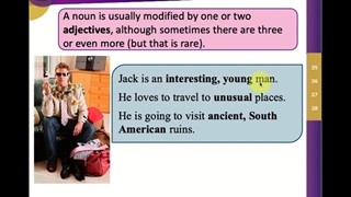 آموزش زبان انگلیسی: آموزش گرامر متوسطه Word Order of Adjectives