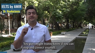 Correct yourself.دکتر امیر روح الامین ، Dr. Amir Rouholamin