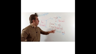 too قبل از قید و صفت