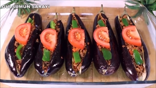 بادمجان شکم پر