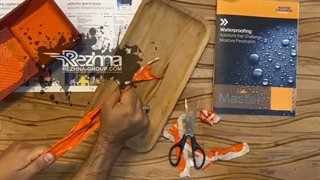 تست الاستیک رنگ اکسپلاس نمای ساختمان