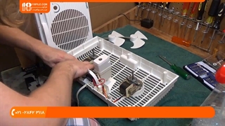 آموزش تعمیر پنکه سقفی - سرویس کردن و تمیزکاری پنکه دوقلو