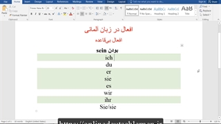 آموزش گرامر زبان آلمانی: افعال ‌بی‌قاعده
