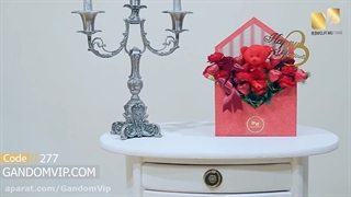 باکس گل و خرس عروسکی