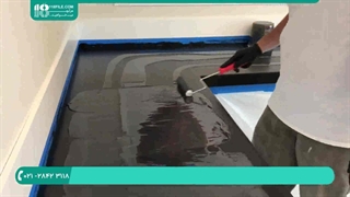 نصب کفپوش اپوکسی سه بعدی - طریقه اپوکسی مشکی کوارتز