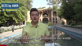 First language words; to use or not to use? Dr. Amir Rooholamin دکتر امیر روح الامین